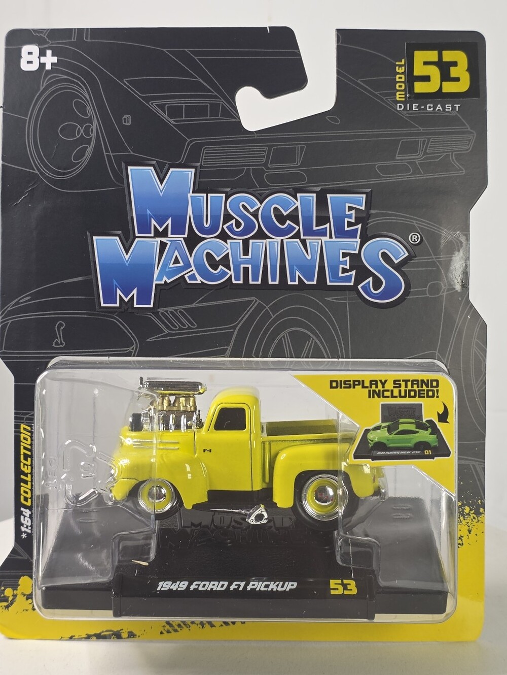 Maisto Muscle Machines Series 9 Die-Cast Model 53 1949 Ford F1 Pickup Yellow NEW
